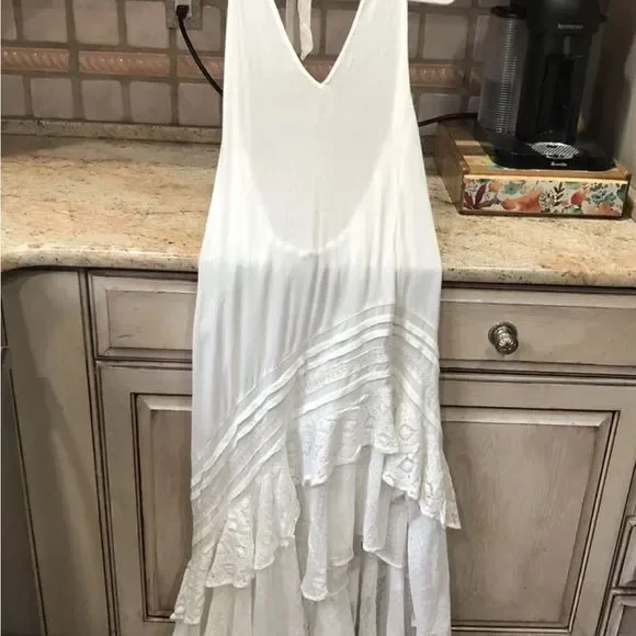 Free People Endless Summer Slice Of Heaven Maxi Midi Dress Ivory - Picture 4 of 7